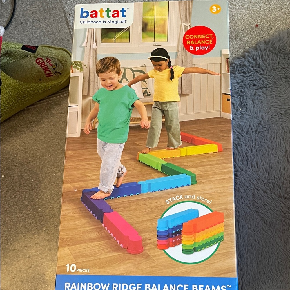 Battat Rainbow Ridge Balance Beams - Multicolor